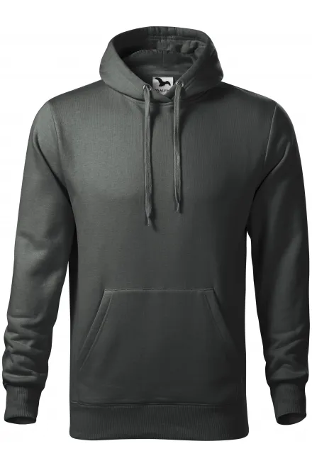 Ανδρική μπλούζα με κουκούλα χωρίς φερμουάρ - σκοτεινή πλάκα, S