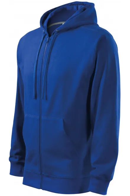 Ανδρική μπλούζα με κουκούλα, μπλε ρουά