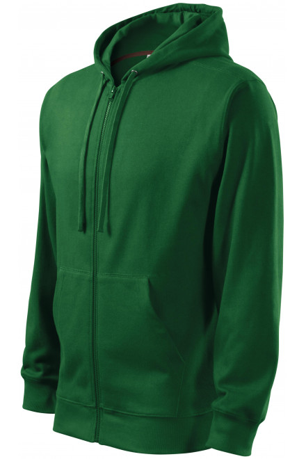Ανδρική μπλούζα με κουκούλα, πράσινο μπουκάλι, ανδρικά φούτερ
