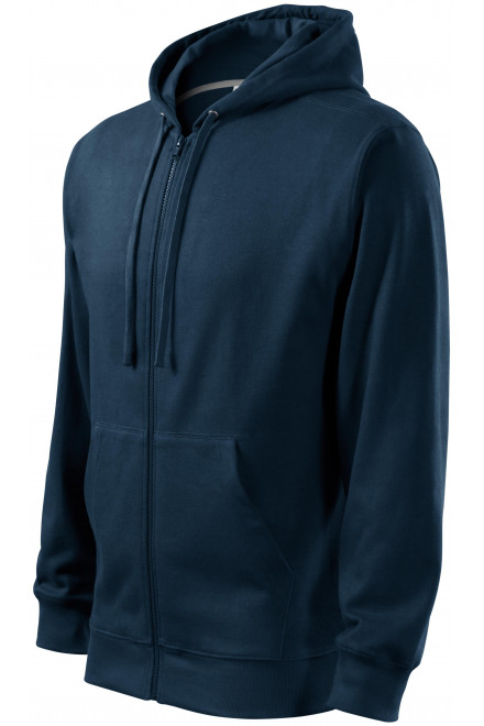 Ανδρική μπλούζα με κουκούλα, σκούρο μπλε, φούτερ