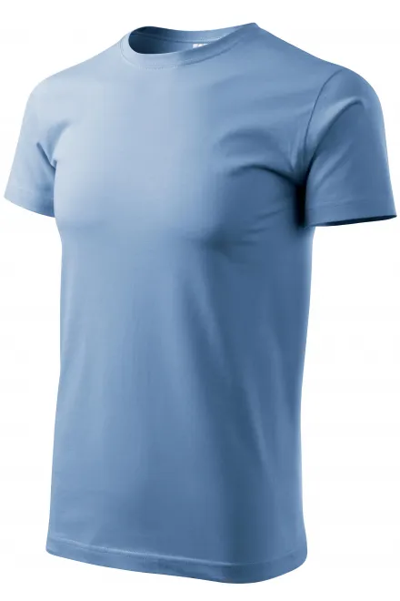 Ανδρικό απλό μπλουζάκι, γαλάζιο του ουρανού