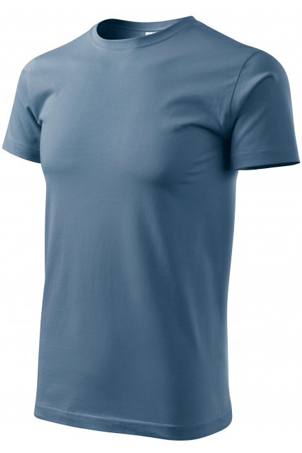 Ανδρικό απλό μπλουζάκι, τζην, μπλουζάκια χωρίς εκτύπωση