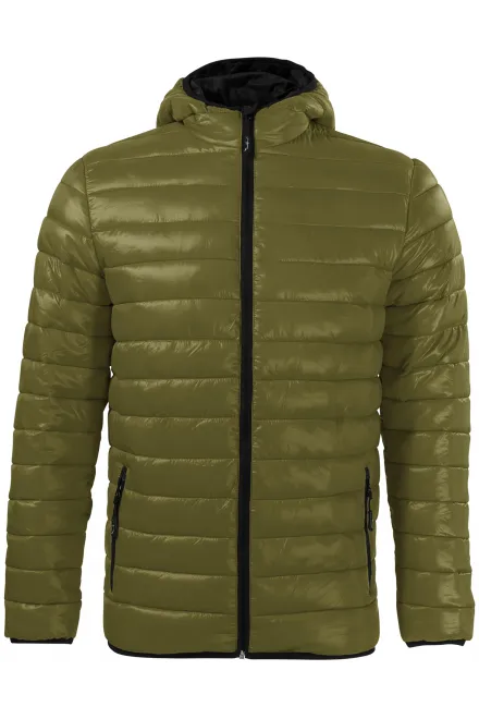 Ανδρικό καπιτονέ μπουφάν - αβοκάντο, L