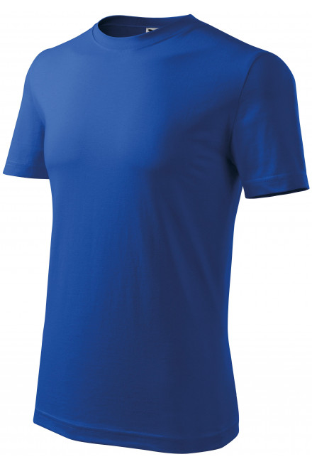 Ανδρικό κλασικό μπλουζάκι, μπλε ρουά, ανδρικά μπλουζάκια