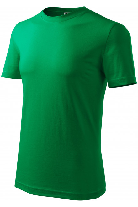 Ανδρικό κλασικό μπλουζάκι, πράσινο γρασίδι, μονόχρωμα μπλουζάκια