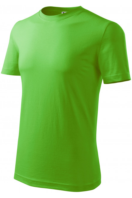 Ανδρικό κλασικό μπλουζάκι, ΠΡΑΣΙΝΟ μηλο, βαμβακερά μπλουζάκια