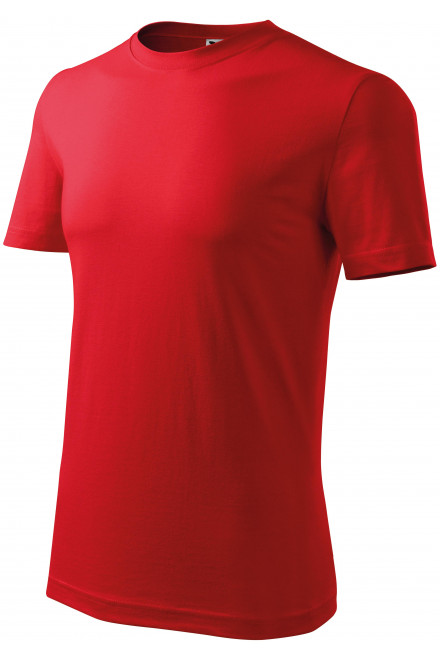 Ανδρικό κλασικό μπλουζάκι, το κόκκινο, ανδρικά μπλουζάκια