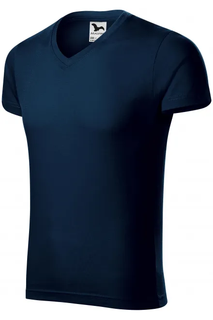 Ανδρικό κοντομάνικο μπλουζάκι, σκούρο μπλε
