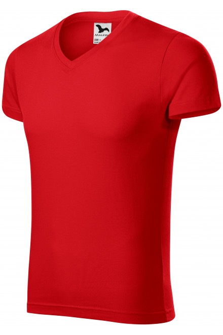 Ανδρικό κοντομάνικο μπλουζάκι, το κόκκινο, μπλουζάκια