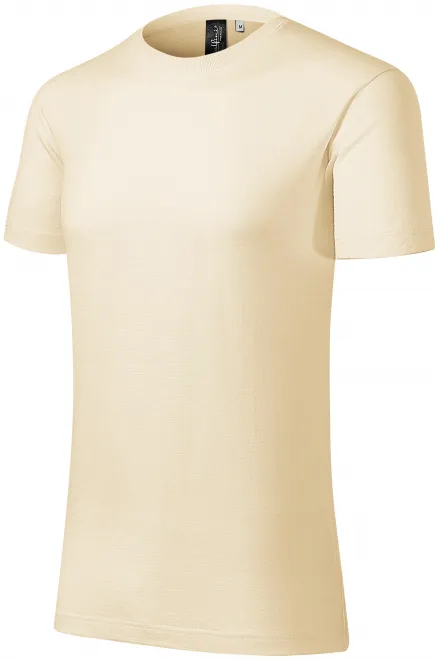 Ανδρικό μπλουζάκι από μαλλί Merino, αμύγδαλο
