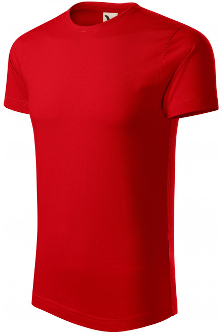 Ανδρικό μπλουζάκι από οργανικό βαμβάκι, το κόκκινο