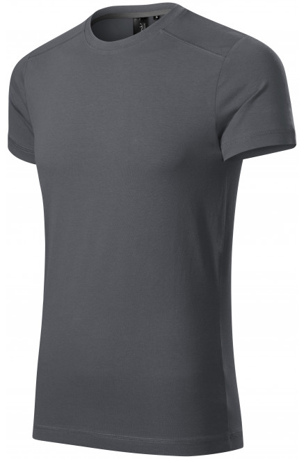 Ανδρικό μπλουζάκι διακοσμημένο, ανοιχτό γκρι, μπλουζάκια χωρίς εκτύπωση