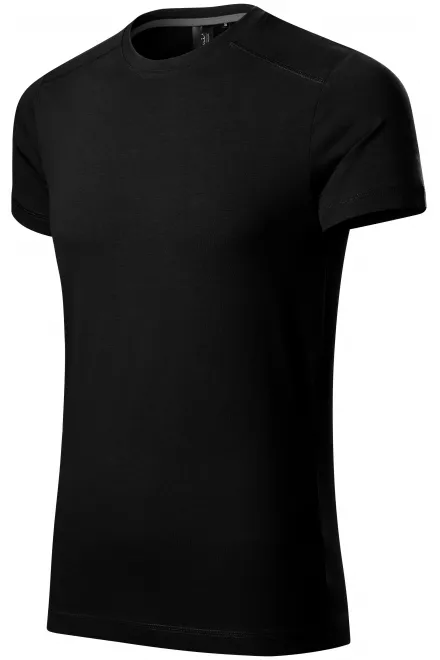 Ανδρικό μπλουζάκι διακοσμημένο, μαύρος