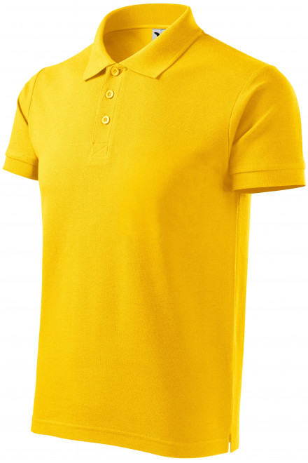 Ανδρικό πουκάμισο βαρέων βαρών, κίτρινος, ανδρικά μπλουζάκια πόλο
