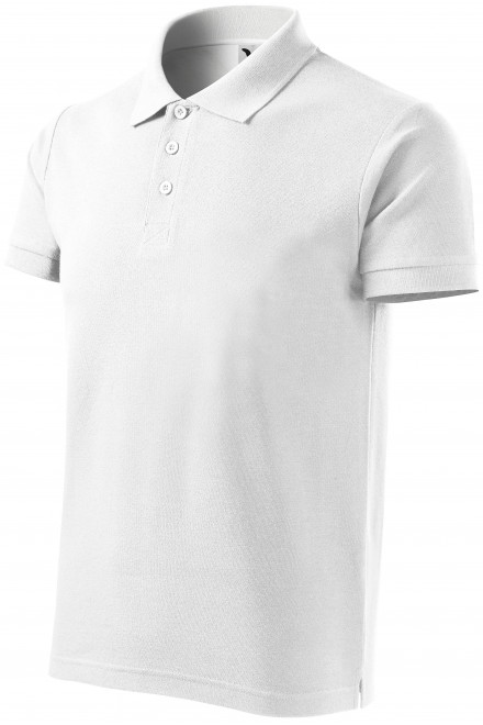 Ανδρικό πουκάμισο βαρέων βαρών, λευκό, ανδρικά μπλουζάκια πόλο