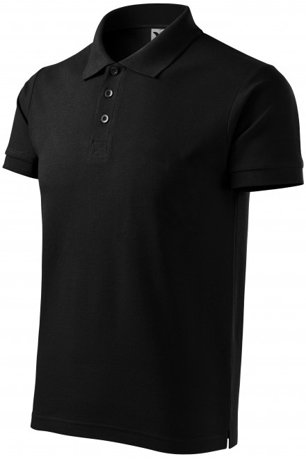 Ανδρικό πουκάμισο βαρέων βαρών, μαύρος, ανδρικά μπλουζάκια πόλο