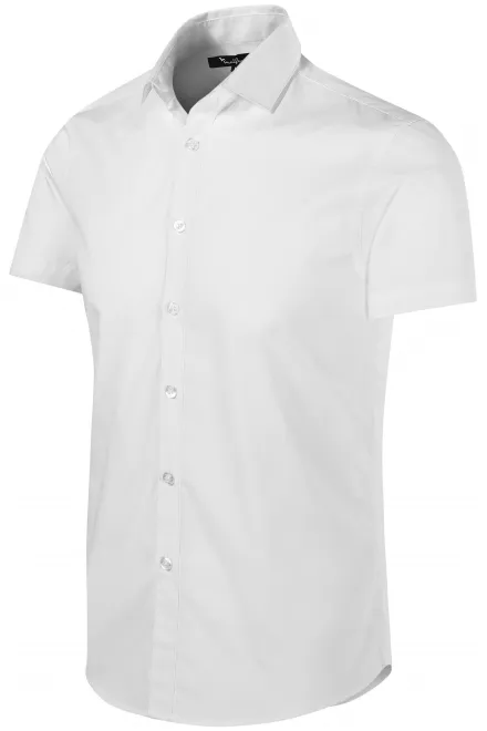 Ανδρικό πουκάμισο - Λεπτή εφαρμογή, λευκό