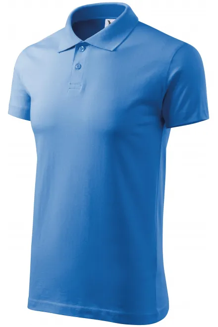 Ανδρικό πουκάμισο πόλο, γαλάζιο