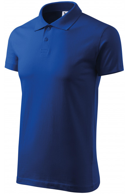 Ανδρικό πουκάμισο πόλο, μπλε ρουά, ανδρικά μπλουζάκια