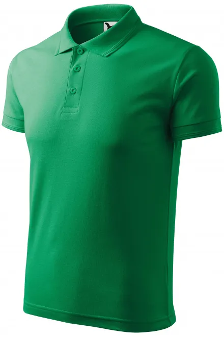 Ανδρικό πουκάμισο πόλο, πράσινο γρασίδι