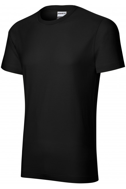 Ανθεκτικό ανδρικό μπλουζάκι βαρύτερο, μαύρος, μπλουζάκια για επαγγελματίες υγείας