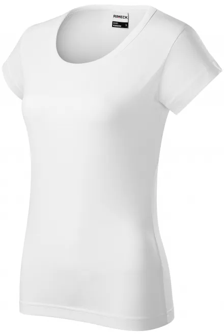 Ανθεκτικό γυναικείο μπλουζάκι βαρέων βαρών, λευκό