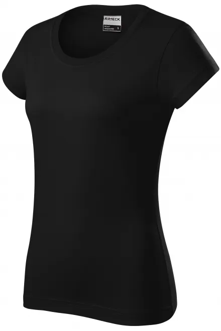 Ανθεκτικό γυναικείο μπλουζάκι βαρέων βαρών, μαύρος