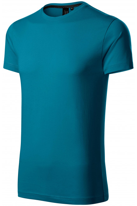 Αποκλειστικό ανδρικό μπλουζάκι, μπλε βενζίνης, μπλουζάκια για εκτύπωση