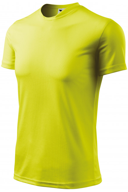 Αθλητικό μπλουζάκι για παιδιά, κίτρινο νέον