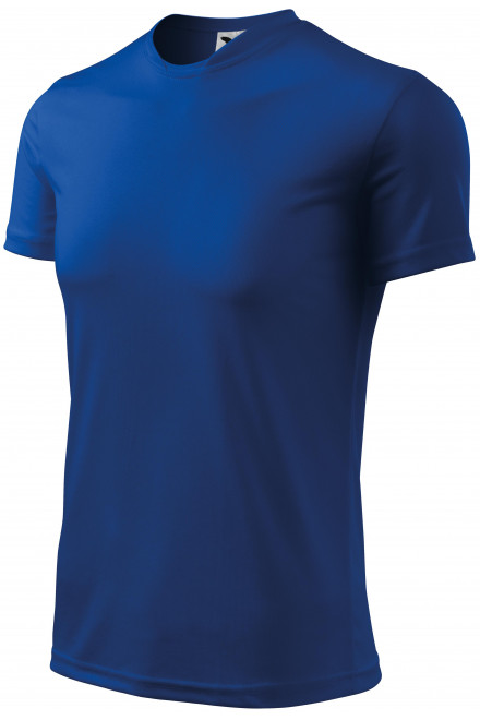Αθλητικό μπλουζάκι για παιδιά, μπλε ρουά, μπλουζάκια με κοντά μανίκια