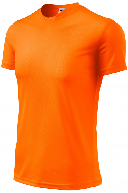 Αθλητικό μπλουζάκι για παιδιά, πορτοκαλί νέον, παιδικά μπλουζάκια