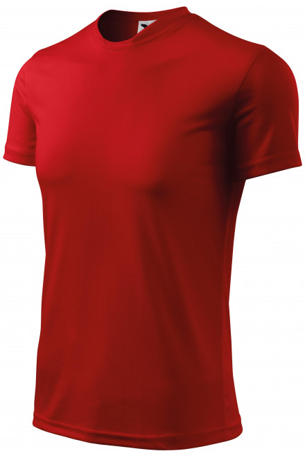 Αθλητικό μπλουζάκι για παιδιά, το κόκκινο, παιδικά μπλουζάκια