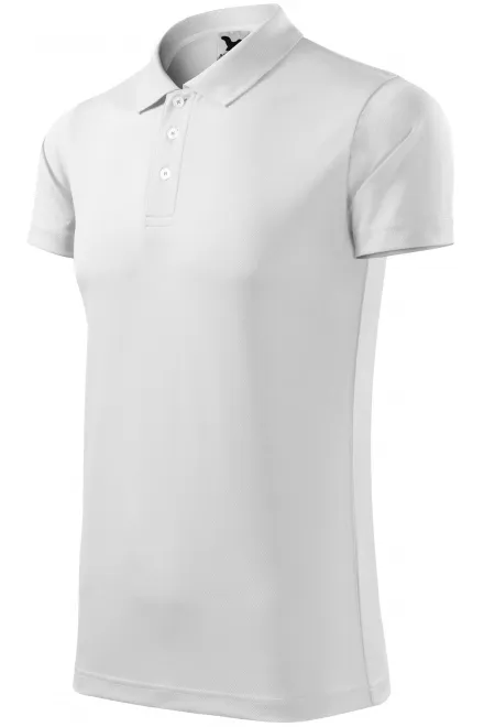 Αθλητικό πουκάμισο πόλο, λευκό