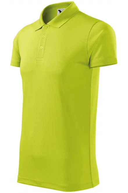 Αθλητικό πουκάμισο πόλο, πράσινο ασβέστη