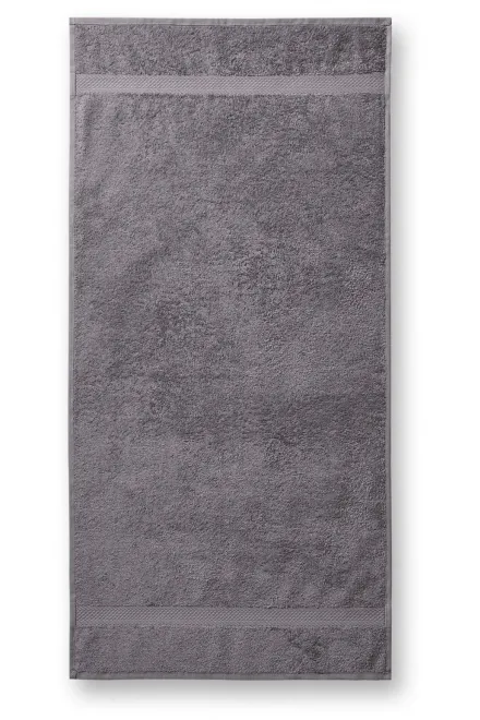 Βαμβακερή πετσέτα, 70x140cm, ανοιχτό ασήμι