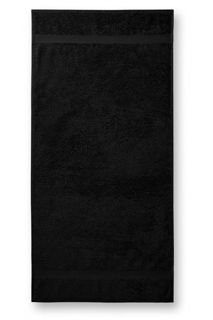Βαμβακερή πετσέτα, 70x140cm, μαύρος