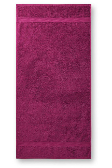 Βαμβακερή πετσέτα, 70x140cm, φούξια κόκκινο