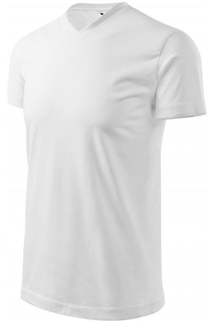 Βαμβακερό μπλουζάκι με κοντά μανίκια, λευκό, λευκά μπλουζάκια