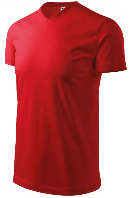 Βαμβακερό μπλουζάκι με κοντά μανίκια, το κόκκινο