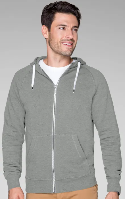 Ανδρική φούτερ σε αντίθεση με κουκούλα, σκούρο γκρι μάρμαρο