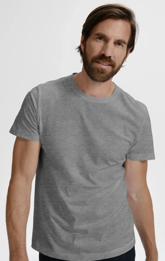 Ανδρικό απλό μπλουζάκι, σκούρο γκρι μάρμαρο Ανδρικό απλό μπλουζάκι, σκούρο γκρι μάρμαρο