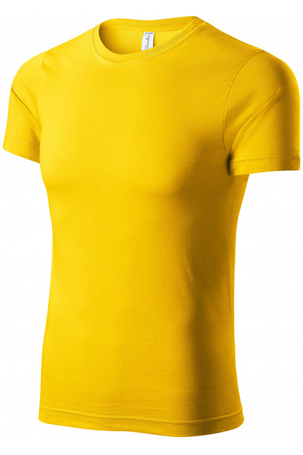 Ελαφρύ μπλουζάκι με κοντά μανίκια, κίτρινος