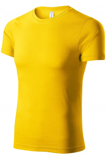 Ελαφρύ μπλουζάκι με κοντά μανίκια, κίτρινος