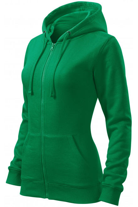 Γυναικεία μπλούζα με κουκούλα, πράσινο γρασίδι, γυναικεία φούτερ