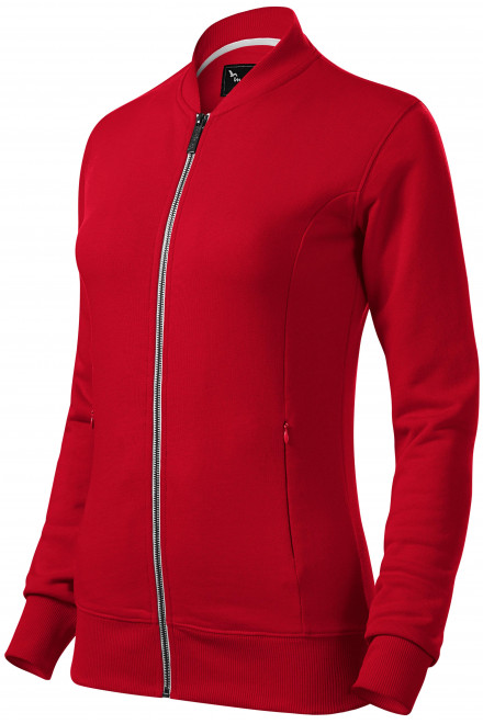 Γυναικεία μπλούζα με κρυφές τσέπες, τύπος κόκκινο, γυναικεία φούτερ