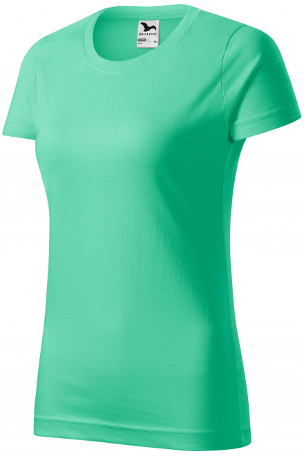 Γυναικείο απλό μπλουζάκι, μέντα, πράσινα μπλουζάκια