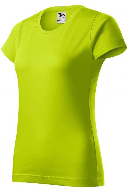 Γυναικείο απλό μπλουζάκι, πράσινο ασβέστη