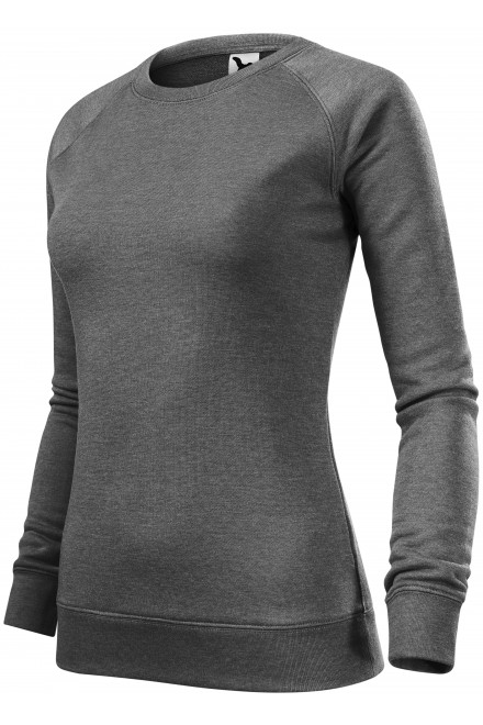 Γυναικείο απλό πουλόβερ, μαύρο μάρμαρο, γυναικεία φούτερ