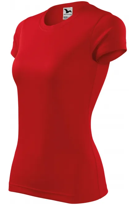 Γυναικείο αθλητικό μπλουζάκι, το κόκκινο
