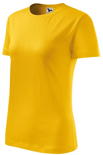 Γυναικείο κλασικό μπλουζάκι, κίτρινος